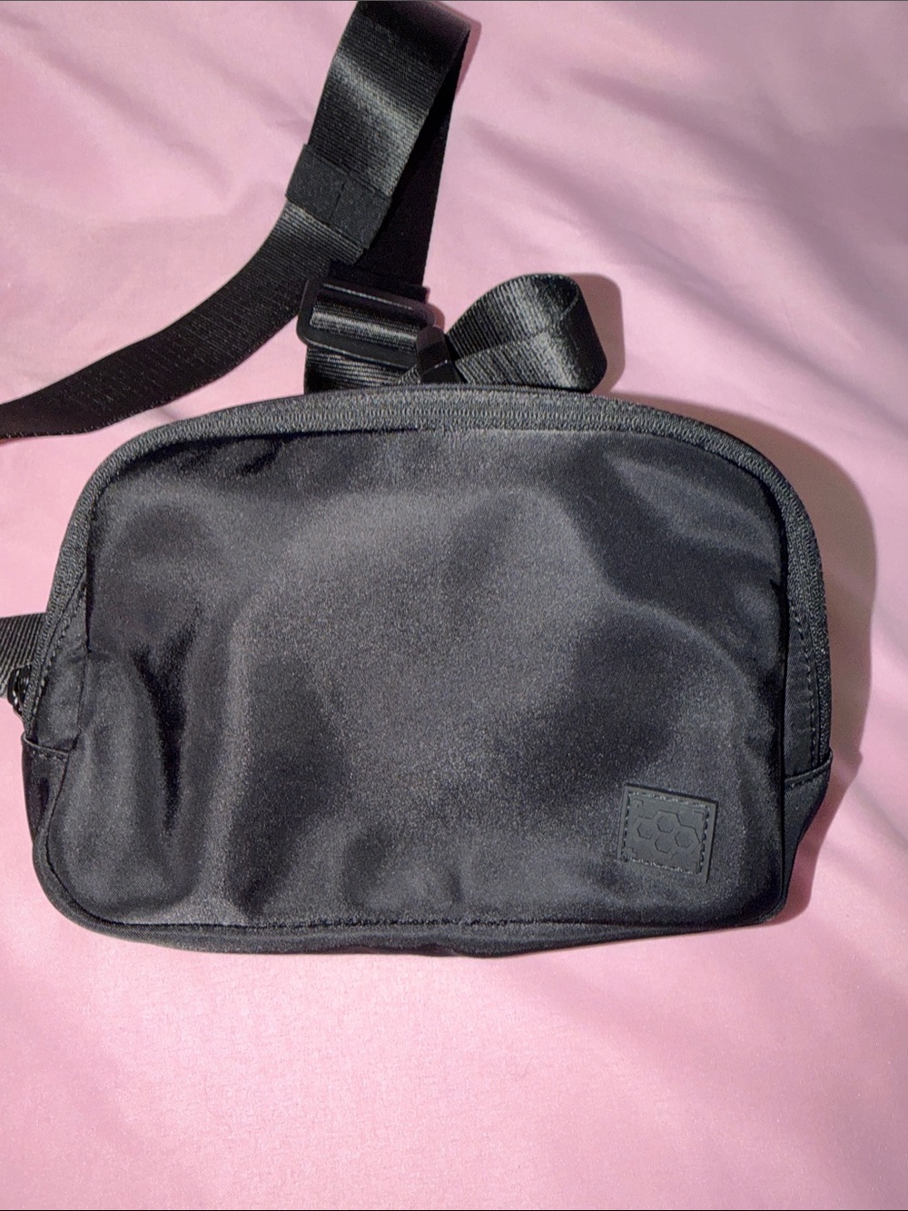 Compact Black Men's Belt Bag — Minimal Everyday Carry